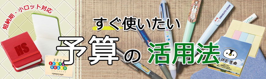 タオル名入れ工房 予算消化で活躍するグッズ特集